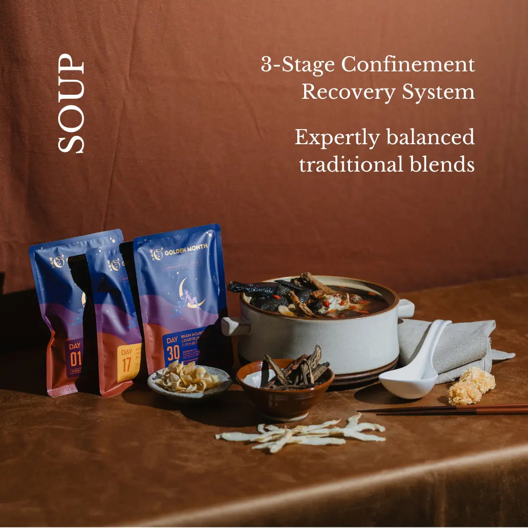 30-Day Complete Confinement Bundle (Soup + Tea + Bath)
